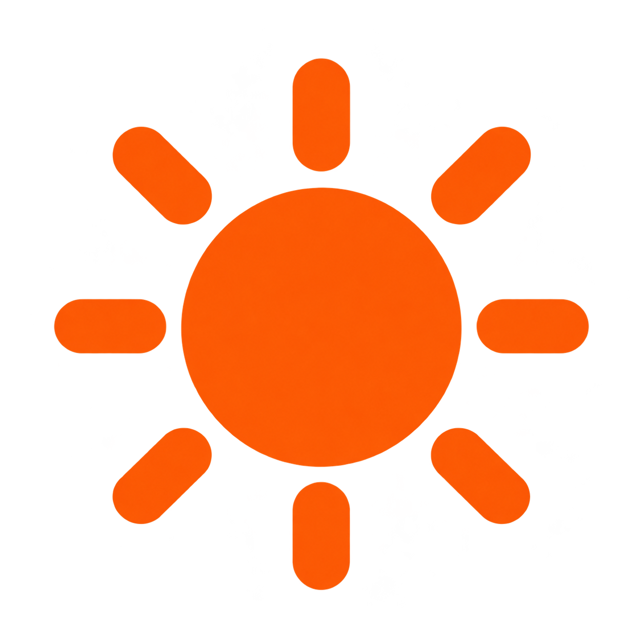 Sol naranja
